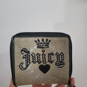 Juicy Couture Gray and Black Wallet